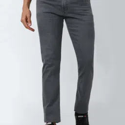 Peter England Jeans Grey Regular Fit Jeans-image-50