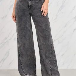 Styli Grey Cotton Mid Rise Jeans-image-89