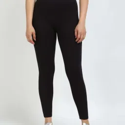 TOMMY HILFIGER Black Plain Leggings-picture-39