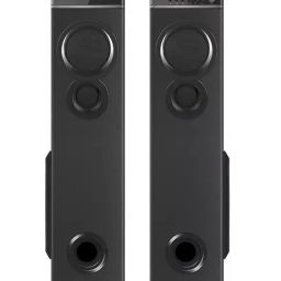 Philips Black Audio 100W Multimedia Tower Speakers With Wireless Microphone-24