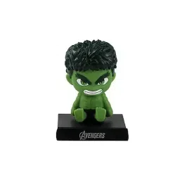 IIVAAS Green Plastic Car Decorative Figurine with Mobile Holder-picture-48