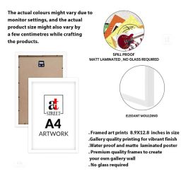 Art Street White Play Learn Create Animals Wall Art Prints - Set of 3 image 4