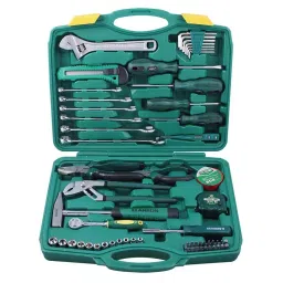Hanbon Machine Repair Tools Set with Green Plastic Case, 110162 (Pack of 62 Pcs)-17