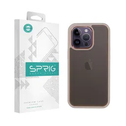 SPRIG Solid Printed iPhone 14 Pro Max Back Case Mobile Accessories-image-65