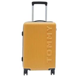 Tommy Hilfiger Empire X Yellow Textured Hard Cabin Trolley Bag - 57 Cms-picture-28