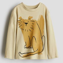 H&M Printed Jersey Top-image-43