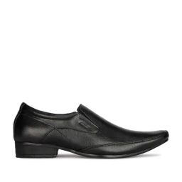 Bata Men's BOSS-ELITE E Black Loafers-image-58