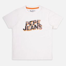 Pepe Jeans Boys Typography Printed Round Neck Pure Cotton T-shirt-image-89