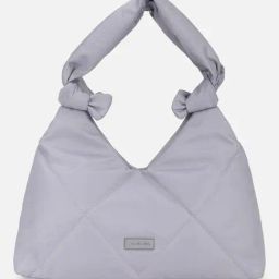 Van Heusen Purple PU Quilted Shoulder Handbag-image-12