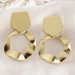 Sohi Gold Plated Party Designer Drop Earrings-image-98