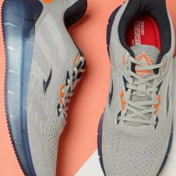 Asian Men's Grey Running Shoes-image-37