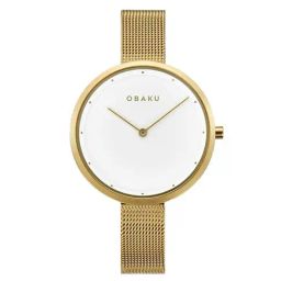 OBAKU V227LXGIMG Dok-Gold Analog Watch for Women-image-62