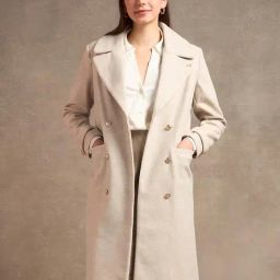 U.S. Polo Assn. Womens Off White Polyester Regular Fit Heathered Jacket-picture-25