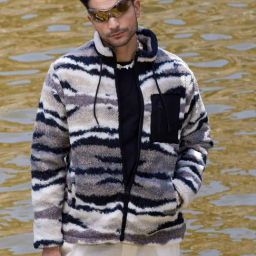 Campus Sutra Multicolored Regular Fit Texture Jacket-picture-3