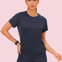 Enamor Women Antimicrobial Pockets T-shirt-image-83