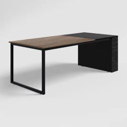 Godrej Interio Terrano Black & Brown Engineered Wood 6 Seater Rectangular Dining Table-image-43
