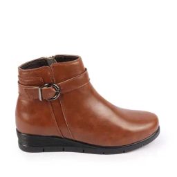 Fausto Women's Tan Wedge Boots-image-89