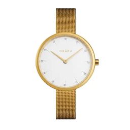 OBAKU V233LXGIMG Notat-Gold Analog Watch for Women-image-70