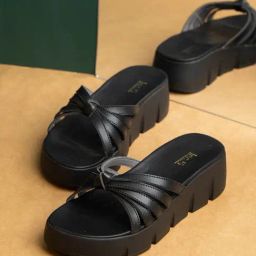 Inc.5 Women's Black Casual Wedges-picture-14