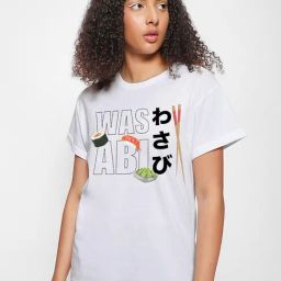Bewakoof White Boyfriend Fit Graphic T-Shirt-36