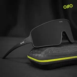 OKNO Scifi Black UV Protection Shield Unisex Sunglasses-picture-17