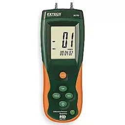 Extech Handheld Manometer 0 to 55.40 In WC-20