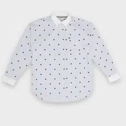 TOMMY HILFIGER Girls Blue Cotton Printed Shirt-picture-26