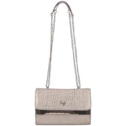 Baggit Glisten Grey PU Textured Sling Handbag-image-59