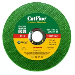 CUTFINE 5 Inch Dia, 1 mm Thickness Reinforced Cutting Wheel, R515 (Pack of 50)-37