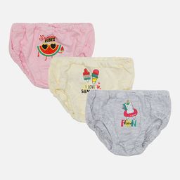 Bodycare Infant Girls Pack Of 3 Printed Assorted Briefs IIB1648-PK001-picture-7
