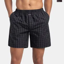 Jockey Men Checked Technology Shorts-picture-21