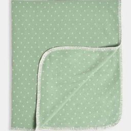 MiArcus Green Polyester Kids Knitted Blanket-30