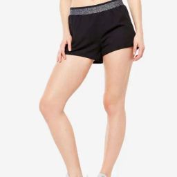 DOMYOS By Decathlon Black Plain Shorts-image-98