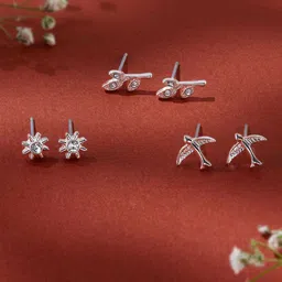 Accessorize Geometric Studs Earrings-21