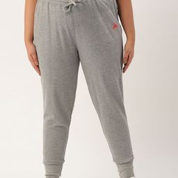 Rute Women Plus Size Grey Joggers-image-47