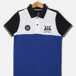 Allen Solly Junior Multicolor Color Block Polo T-Shirt-image-66