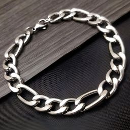 Minprice Men Stainless Steel Link Bracelet-image-66
