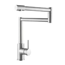 Aquieen Silver Stainless Steel Chrome Finish Basin Mixer Tap, AQN 560-image-53