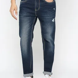 Being Human Men Blue Relaxed Fit Jeans-image-60
