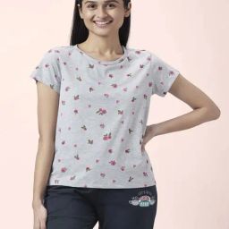 Dreamz by Pantaloons Grey Cotton Printed T-Shirt-picture-27