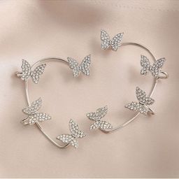 Shining Diva Fashion Contemporary Ear Cuff Earrings-image-52