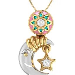 PC Jeweller Abeerah 22 kt Gold Pendant without Chain-image-86