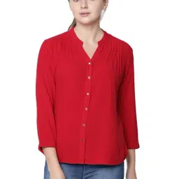 Identiti Red Regular Fit Shirt-picture-42