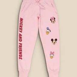 Kidsville Baby Pink Printed Joggers-image-23