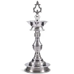 Joyalukkas 92.5 Sterling Silver Diya Stand - 264.97 gm-image-42