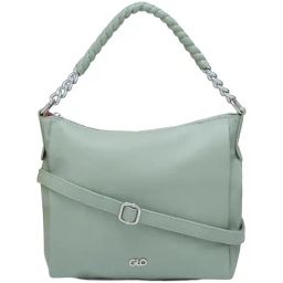 Globus Mint Green Solid Medium Hobo Handbag-28