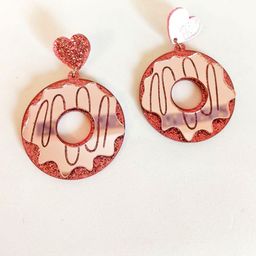 Evince MODE Stainless Steel Circular Shaped Drop Earrings-image-32