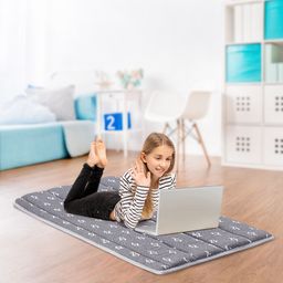 Pine Kids Rolling Mattress with Waterproof Cover - Grey-image-36