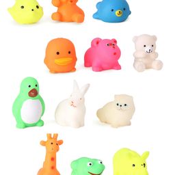 Edu Kids Squeezy Bath Toy Multicolour - 12 Pieces-14