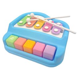 YAMAMA 2 in 1 Small Xylophone Toy For Kids -Dark Blue-28